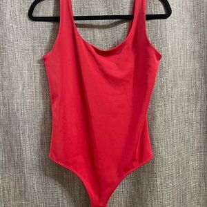 Express Body Contour Red Bodysuit